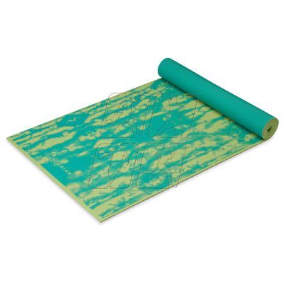 5. Double-sided Yoga Mat GAIAM Turquoise Lotus 6 MM 62344