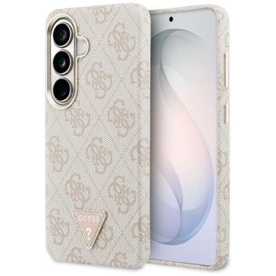 Guess 4G Triangle Logo MagSafe Case for Samsung Galaxy S26 - Pink