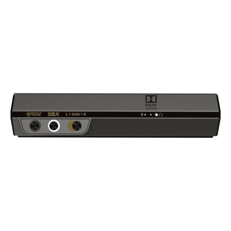 4. Creative Labs Sound BlasterX G6 2.0 channels USB