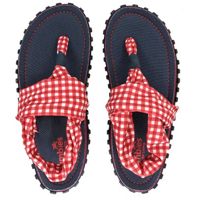 Gumbies Slingback Flip-Flops W G-SB-WN-PICNIC