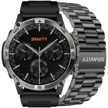Smartwatch Gravity Black Strap + Bracelet GT46-1