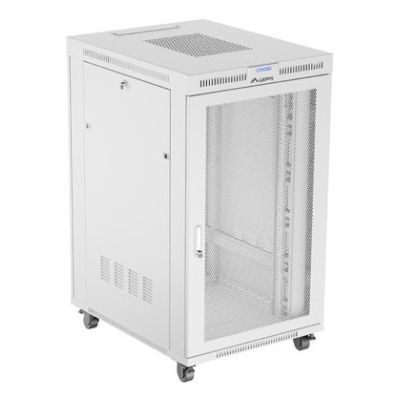7. Lanberg FF01-8027-23SL 27U Freestanding Rack Gray