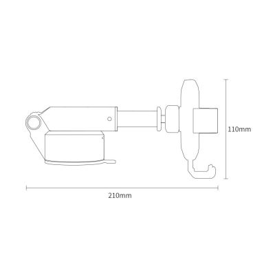 23. Baseus telescopic gravity car holder for the windshield black (SUYL-TK01)
