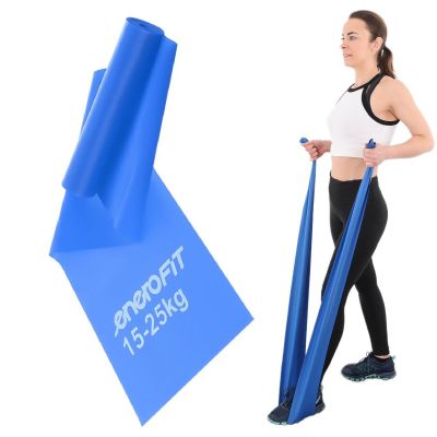10. TRAINING TAPE FOR PILATES EXERCISES 2000x150x0.550MM 15-25KG BLUE