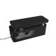 3. LogiLink KAB0077 cable organizer Universal Cable box Black 3 pcs.