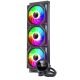 8. GameMax ICEBURG 360 DIGITAL BK computer cooling system Processor All-in-one Liquid Cooler 12 cm Black 1 pc.