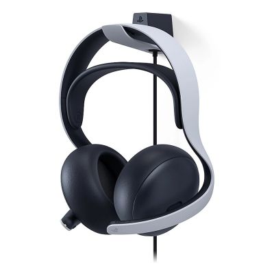 4. Sony PULSE Elite Wired & Wireless Bluetooth Gaming Headset Headband Charging Stand Black, White
