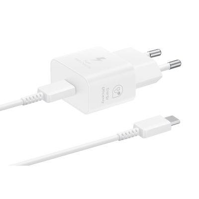 4. Samsung Power Adapter 25W USB-C Fast Charge 1m White