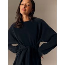 Women's regular sweatshirt with ties and modal 4F 4FRSS26TSWSF2784-20S