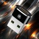 18. Baseus Mini USB-C to USB-A adapter - black