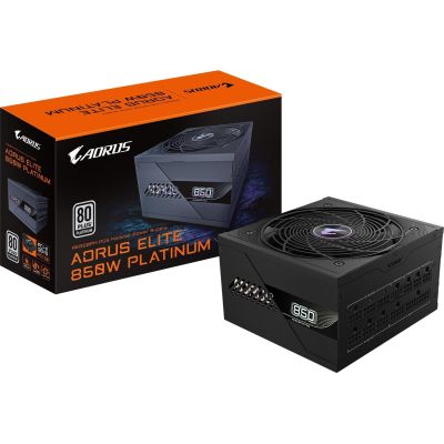 4. Gigabyte Aorus Elite Platinum ATX 3.1 850W Power Supply
