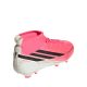 3. Adidas F50 Hyperfast League Mid FG Kids Soccer Shoes Pink KK1315