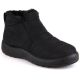 24. News W EVE438A Waterproof Slip-On Snow Boots Black