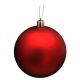 33. DECORATIVE PLASTIC BAUBLE SAFE 9 PCS DIA 60MM RED