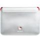 Hello Kitty PU Metal Logo case for a 14" laptop - silver