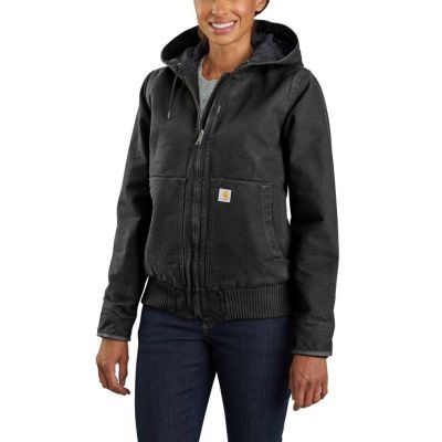 Carhartt Washed Duck Active Jackets women's insulated jacket - black size: s