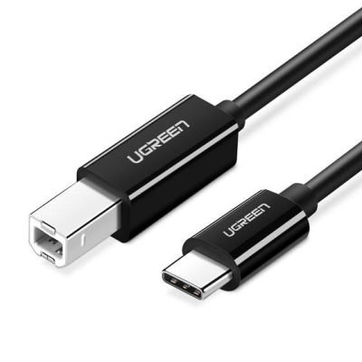 Ugreen USB-C - USB-B 480Mb/s Printer Cable 2m (Black)