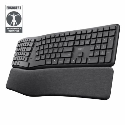 TRUST Keyra multidevice wireless ergonomic keyboard