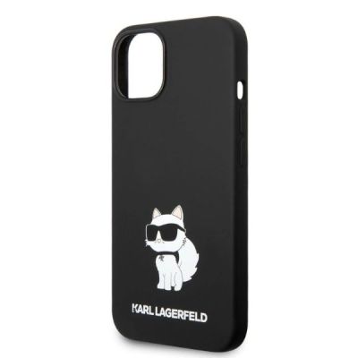 6. Karl Lagerfeld Silicone Choupette case for iPhone 14 Plus - black