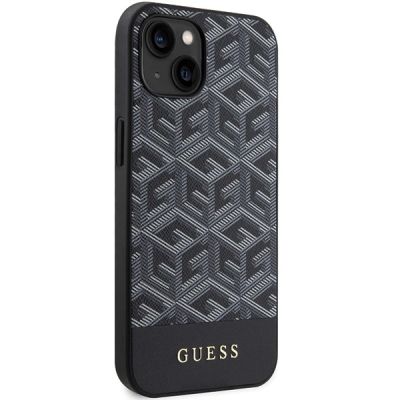 4. Guess GCube Stripes MagSafe case for iPhone 15 / 14 / 13 - black
