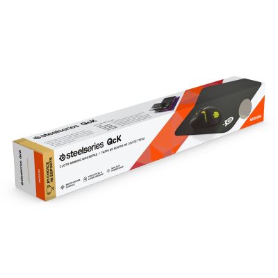 5. Steelseries QcK+ Mouse Pad 450x400x2mm (Black Fabric)