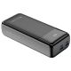 GoGEN PB300002B 30000 mAh USB-C PD 65W QC 22.5W LCD Power Bank, Black