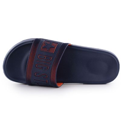4. Men's navy blue Big Star RR174A052 beach pool flip-flops