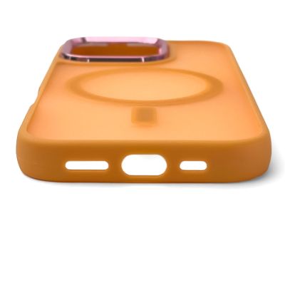 4. Magnetic Collection MagSafe iPhone 16 Pro Max Case - Orange