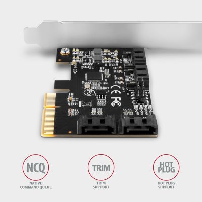 5. Axagon PCES-SA4X4 Internal SATA adapter