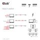 6. CLUB3D CAC-2501 Thunderbolt Cable 1m 120 Gbit/s Black