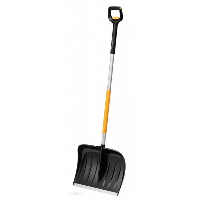 9. Fiskars 1057189 Snow Shovel/Shovel Metal Black, Orange