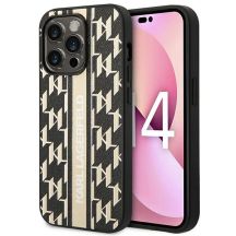 Karl Lagerfeld KLHCP14XPGKLSKW iPhone 14 Pro Max 6,7 "hardcase brown / brown Monogram Stripe