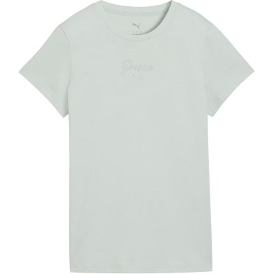 2. Women's Puma ESS Script Tee T-Shirt mint 691760 29