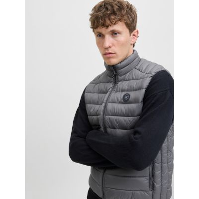 5. Jack&Jones men's vest JJEBRADLEY LIGHT BODYWARMER COLLAR NOO 12280973 CASTLEROCK