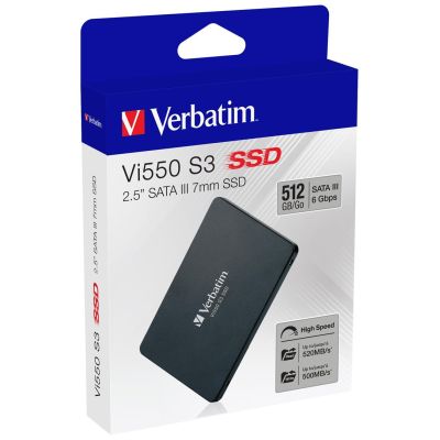 3. Verbatim VI550 S3 49352 SSD drive (512 GB ; 2.5"; SATA III)