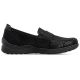 8. Women's comfortable black moccasin shoes Rieker 48968-00