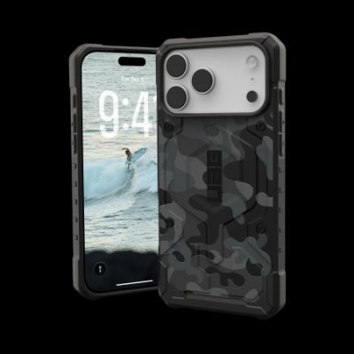 UAG Pathfinder MagSafe Case for iPhone 17 Pro Max - Black and Gray