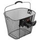 FRONT BICYCLE BASKET CLICK-MOUNTED BLACK