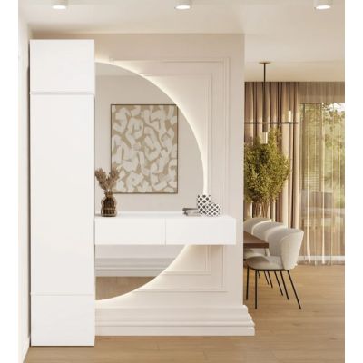 7. HAGA 1SZ Cabinet White