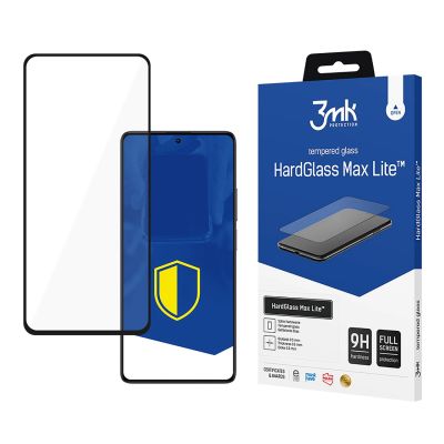3mk HardGlass Max Lite Black Tempered Glass for Xiaomi Redmi Note 13 5G
