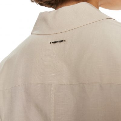 4. CALVIN KLEIN LINEN BLEND SHIRT DRESS