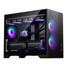 PHANTEKS XT M3 PC Case, Mini Case, mATX, RGB, Tempered Glass - incl. 3x 120mm fans, black