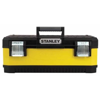 2. Stanley 1-95-612 Tool Box Metal, Plastic Black, Yellow