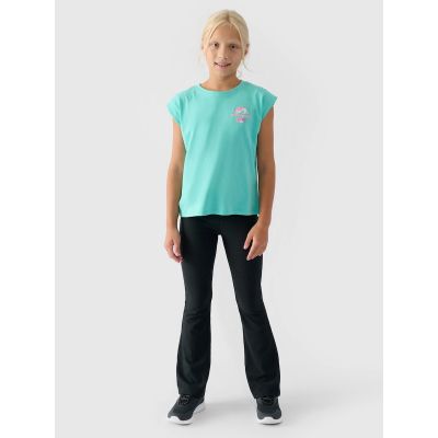 3. Girls' printed top 4F 4FJRSS24TTSHF2052-35S