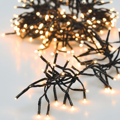 7. CHRISTMAS TREE LIGHTS LIGHT CHAIN 3000 LED TIMER WARM WHITE