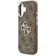6. Guess 4G Big 4G Classic Logo case for iPhone 17 - brown and silver