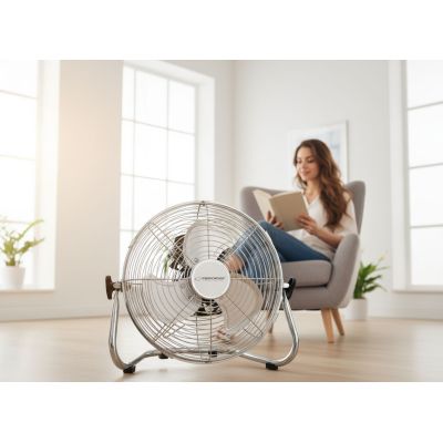 7. Esperanza Scirocco EHF005 floor fan (silver)