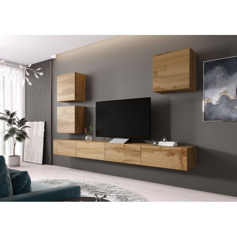 5. TV cabinet VIGO '140' 30/140/40 oak wotan