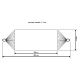 10. GARDEN HAMMOCK 2-PERSON 200X150CM WITH COVER GRAY 1039053