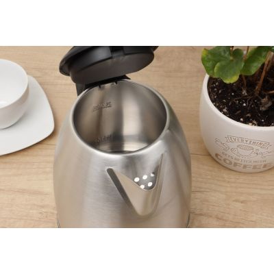 5. ELDOM CORDLESS KETTLE CS30 ACERO 20 L STEEL 1850-2200W TILTING LID, HOT PLATE, SWIVEL BASE